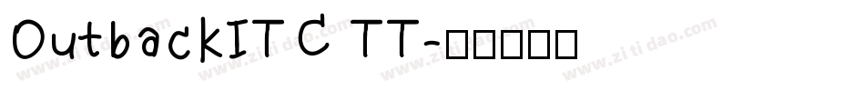 OutbackITC TT字体转换